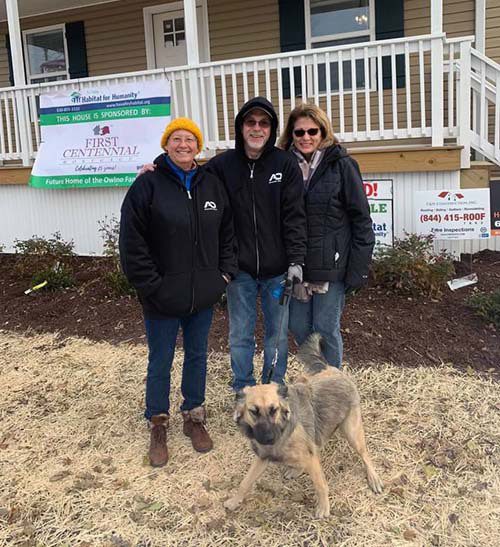 Accurate Door Donates Garage Door & Opener For Habitat For Humanity House